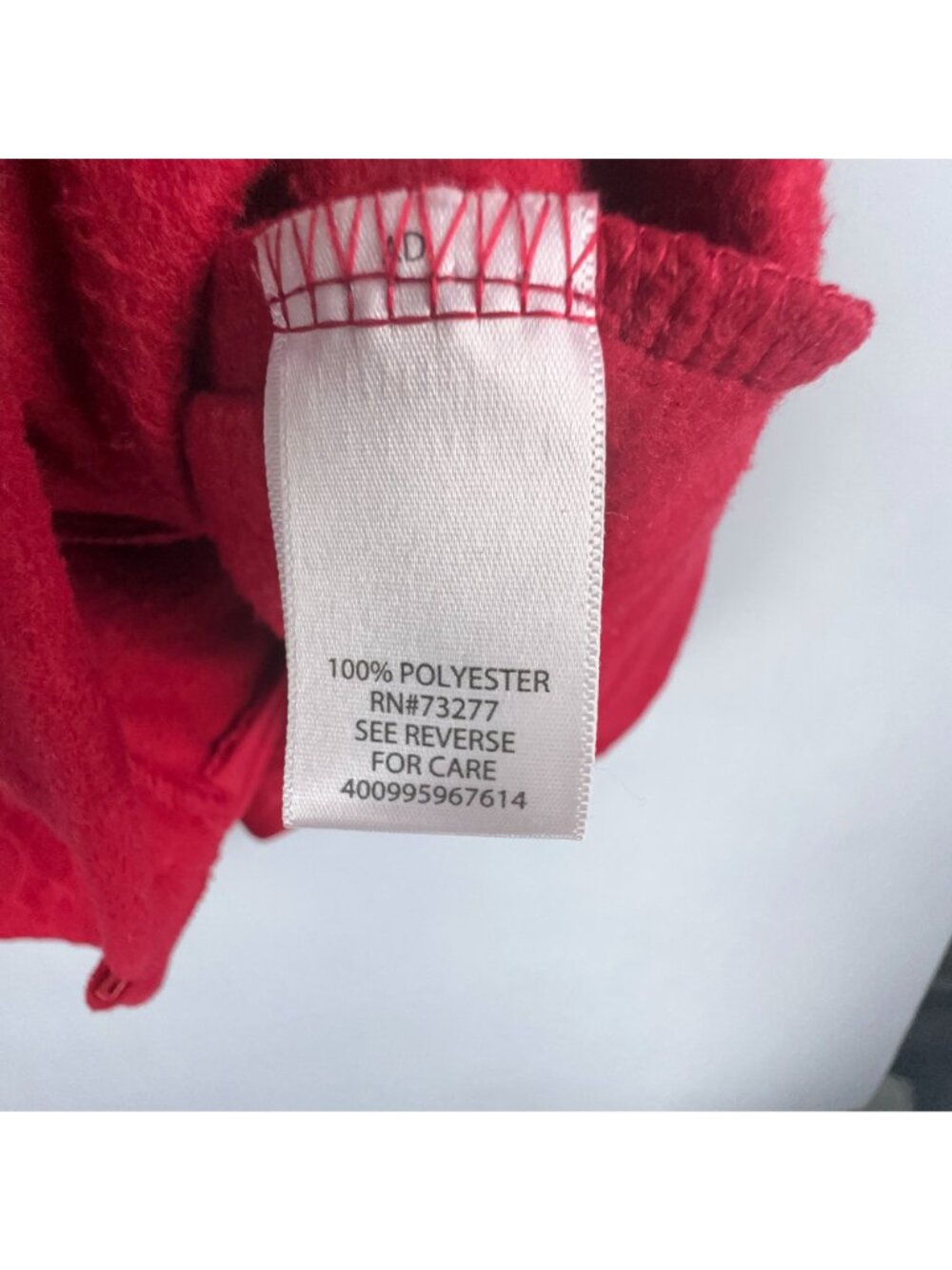Croft & Barrow Vest Size XL Red Quilted Full-Zip Sleeveless Geometric Pattern - Picture 6 of 10